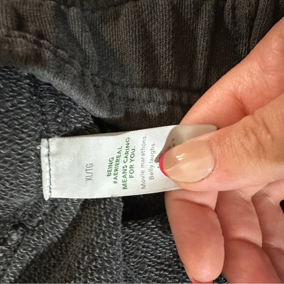 Aerie Women's Gray Casual Shorts - Picture 3 of 4